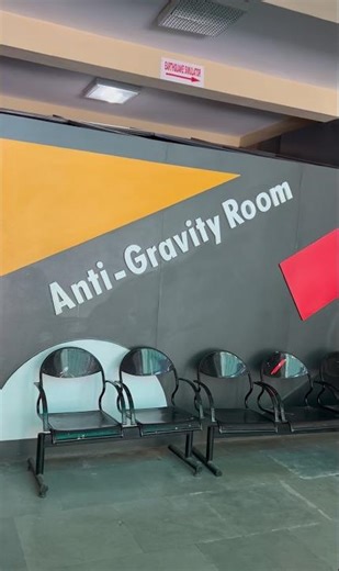 Anti gravity room | #gravity #science #sciencefacts #scienceexperiment #scienceshorts #gravityforce
