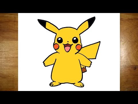 Pikachu Drawing Easy | How To Draw Pikachu Full Body