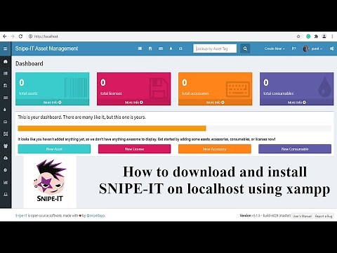 SNIPE-IT Download and install on Windows || Snipe IT asset management open source
