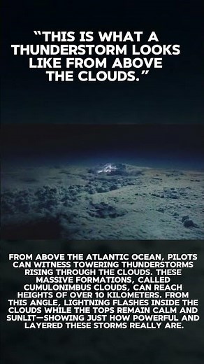 A Storm From Above the Clouds