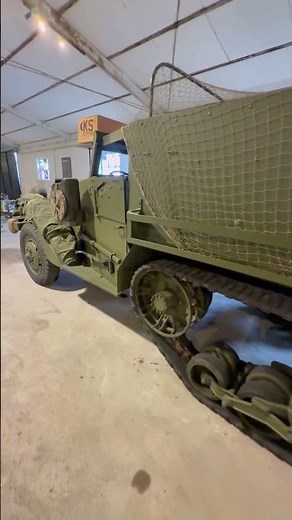 WWII M3 Half-Track in Action Legendary American Vehicle at Caramulo Museum #history #ww2 #portugal