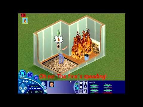 The Sims 1 - Chris Chan Dies in A Fire!