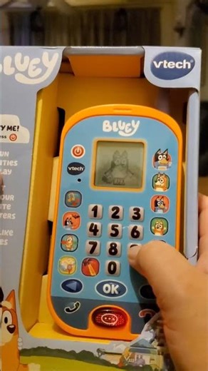 AMAZING! VTECH BLUEY PHONE! TRY ME! #amazing #asmr #bluey #toys #shorts #viral #trending