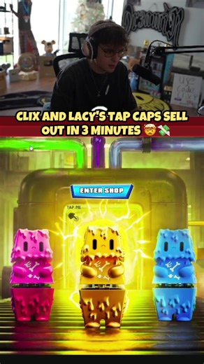 Tap Caps sell out in 3 minutes!! 🤯 #tapcaps #tapcap #clix #lacy #fyp #foryou