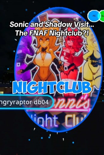 Sonic and Shadow Explore the FNAF Nightclub in VRChat