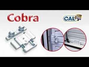 Κλειδαριά COBRA Πρόσθετη ασφάλεια για ανοιγόμενα πορτοπαράθυρα από την BATOS ACCESSORIES