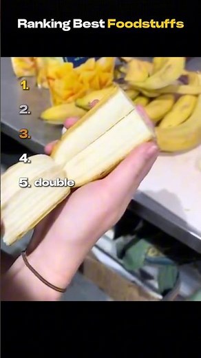 Ranking Best Foodstuffs