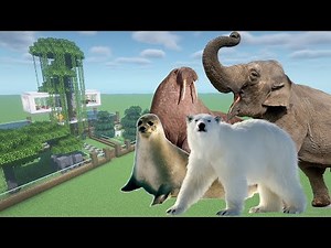 How To Make a Walrus, Seal, Polar Bear, and Elephant Farm in Minecraft PE