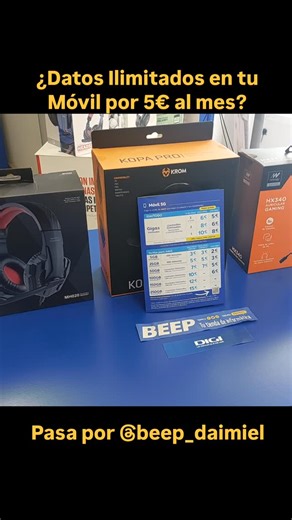BEEP Daimiel on Instagram: "¿Cansado de que tu operador te suba el precio cada mes? 💸❌ ¡Cámbiate a lo seguro en BEEP Informática y Telefonía Daimiel! Con la tarifa IlimiTODO de DIGI lo tienes todo: 🚀 Gigas Ilimitados para navegar y compartir tus mejores momentos. 📞 Llamadas ilimitadas tanto nacionales como internacionales. 💰 Sin sorpresas en tu factura. ¡No esperes más y protege tu bolsillo! 📱✨ 📍 Ven a visitarnos en C/ Jesus 6 Bajo y contrata tus líneas en @beep_daimiel 👨‍🔧 ¡Pregúntanos