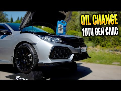 How To Do An Oil Change on your 10th Gen Honda Civic! (2016-2021)