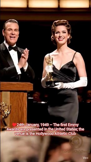 🇺🇸♥️First Emmy Awards|United States of America|25th January 1949#emmyawards #emmys #emmynoms #shorts
