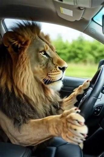 the lion is going after his girlfriend