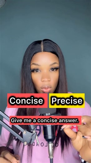 Concise vs Precise. Difference and meanings. #amazingdiction #grammar #english | Precious Chibuzor Eke