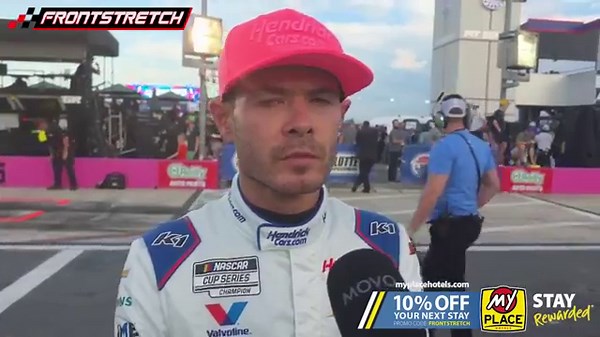 Kyle Larson Talks Battle With Shane van Gisbergen, Extensive Tire Falloff at Charlotte ROVAL
