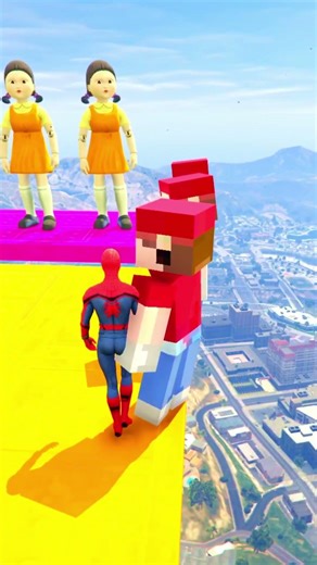 GTA 5 Epic Water Ragdolls Spiderman Jump/Fails Ep 1320 #shorts