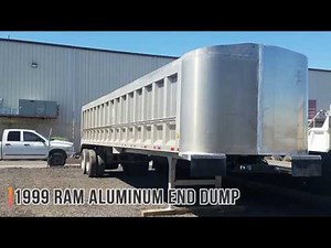 Used RAM Aluminum End Dump Trailer For Sale At MIdco Sales