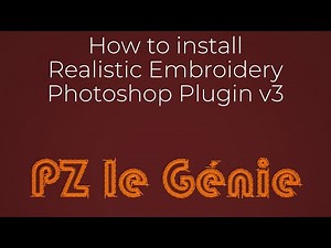How to install Realistic Embroidery PhotoShop Plug-in V3 Free