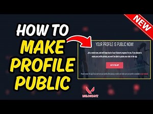 How to make valorant profile public (Quick & Easy)