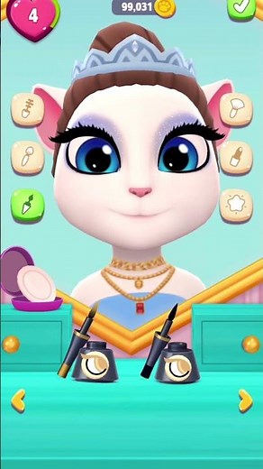 Angela 2 Cinderella Dress up tutorial. #disney #cinderella #dressup #angela2