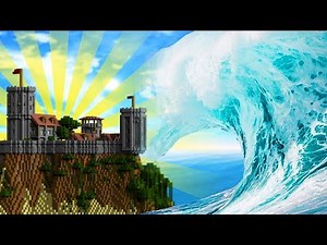 Minecraft TSUNAMI BASE CHALLENGE (House Vs Tsunami)