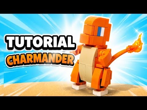 Tutorial Charmander LEGO Build Your Own Pokemon Step by Step