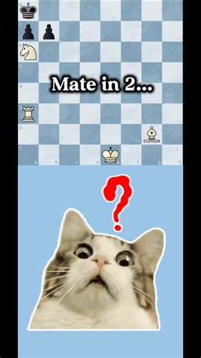 Can you find checkmate in 2 moves?🤪 #shorts #chess #checkmate