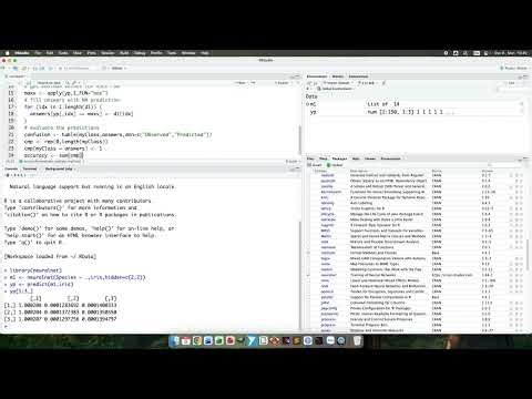 [EN] R Statistics: classification using neural network (NN)