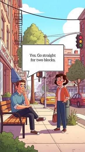 Learn English Conversation | Asking for Directions in English | American Street Dialogue
