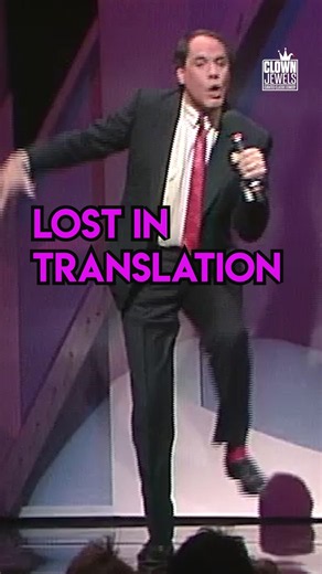Louder for those in back 📢 #robertklein #standupcomedian #foreignlanguage
