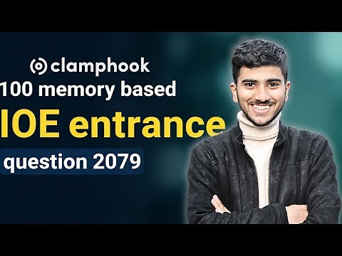PAST QUESTION 2079 || IOE Entrance 2082