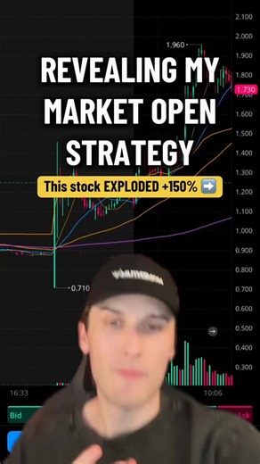 Revealing my full market open momentum trading strategy 📈 Did you catch any trades on ECDA today? #howtotrade #daytrading #stockstowatch #momentum #tradingeducation | Momentum.