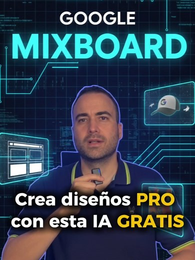 Crea imágenes con MixBoard de Google gratis