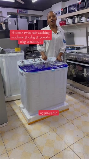 Laundry just got easier with my Hisense Twin Tub Washing Machine 👕🌀 Fast wash powerful spin = more free time! ✨ #LaundryHack #HomeEssentials”