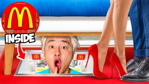 I Built a SECRET Mcdonalds in My Room! | Topper Guild Vlog