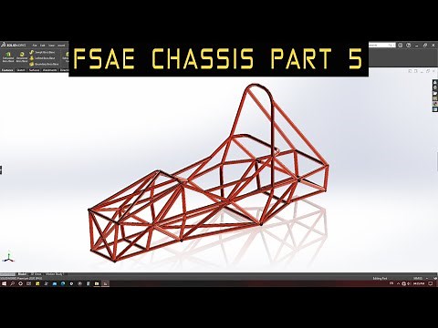 FSAE Chassis Design | Weldments | Part 5 | Solidworks tutorial