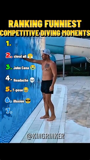 Ranking Funniest Competitive Diving moments 😂😂
