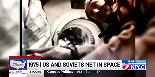This Day in History: U.S. and Soviets met in space July 17, 1975