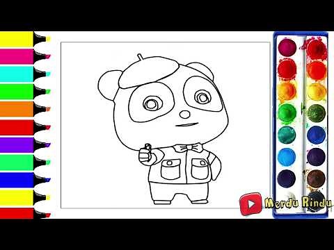 Drawing for Kids | Coloring Baby Bus For Toddlers