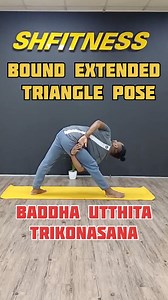 1.7K views | Bound Extended Triangle PoseBaddha Utthita...