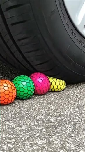 rubber ball crush #shorts #satisfying #crushingtime