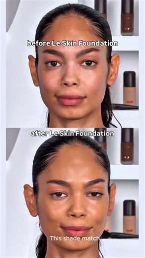 Just fell to our knees over this shade match. The new Le Skin Weightless Serum Foundation is a buildable, medium-coverage foundation with a fresh, natural finish. | Sephora