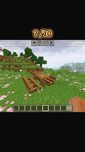 How to Build a Garden Bench in Minecraft #tweening #garden