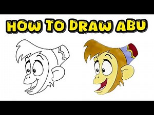 How to Draw Abu from Aladdin – Create Your Own Mischievous Monkey Drawing