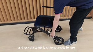 VEVOR Wheelchair, Aluminum Alloy Ultra-Lightweight Transport Chair for Adults, Foldable Cabin Wheelchair with Flip-Back Desk-Length Arms, Self-Locking Brake, 15.75-Inch Wide Seat, 220lbs Load