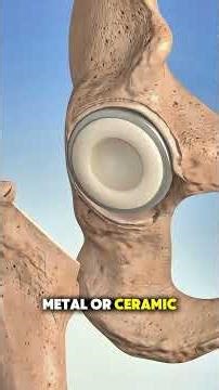 Ever wonder how total hip replacement works? 🦵 3D animation of surgery #orthopedic #surgery #shorts