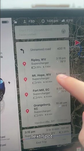 Tesla's Trip Planner Does the Planning for You!