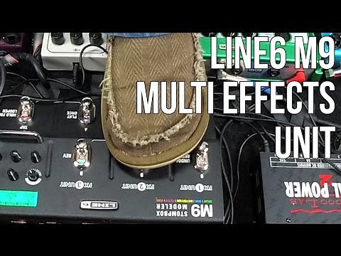Guitar Gear Videos - Line6 M9 Demo multi effects unit for guitar - Marty Schwartz Gear