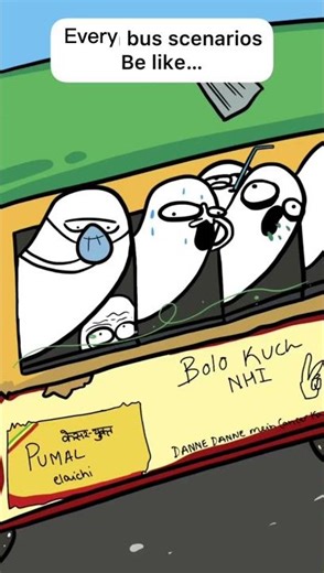 What's REALLY Going on in This Hilarious Bus Scene? Funny Bus Scene