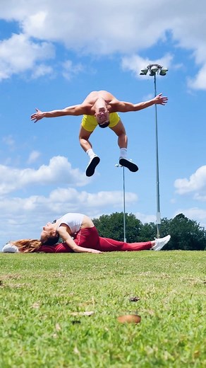 Anna McNulty | would you trust @jackthepayne to flip over you? 😳🤸‍♀️ | Instagram