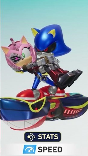 Metal Sonic and Rusty Rose TOGETHER in Sonic Racing Crossworlds! #MetalSonic #rustyrose #crossworlds